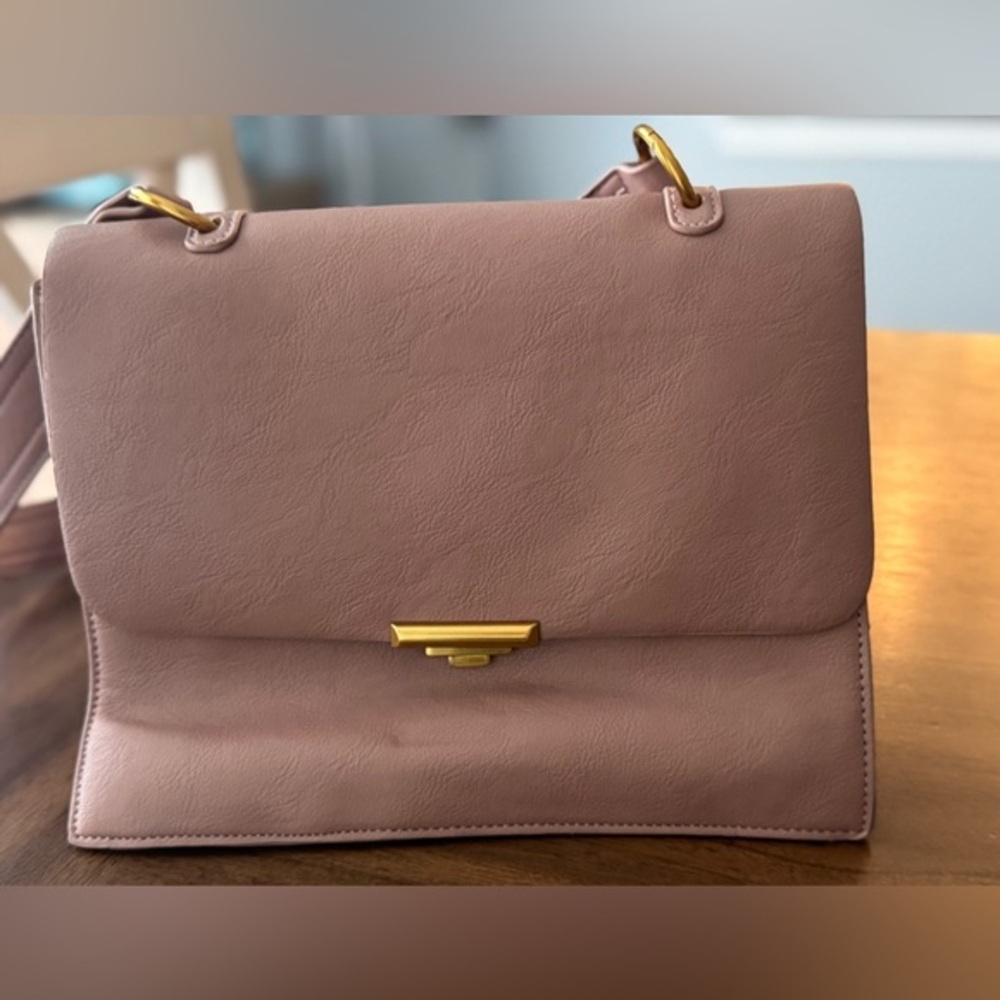 Mojito Pink Leather Vegan Shoulder Bag